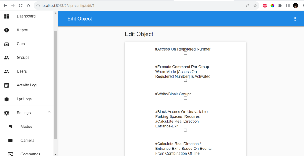 SCPro Configuration Modes