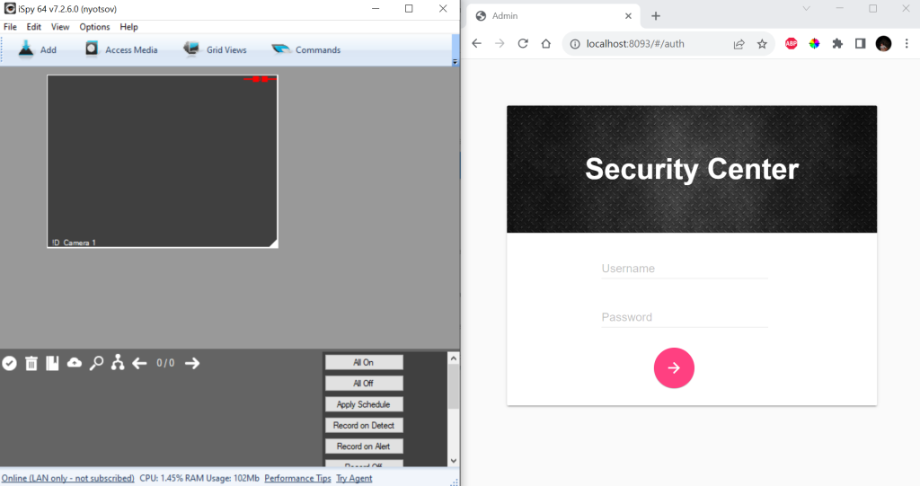 iSpy SCPro Integration